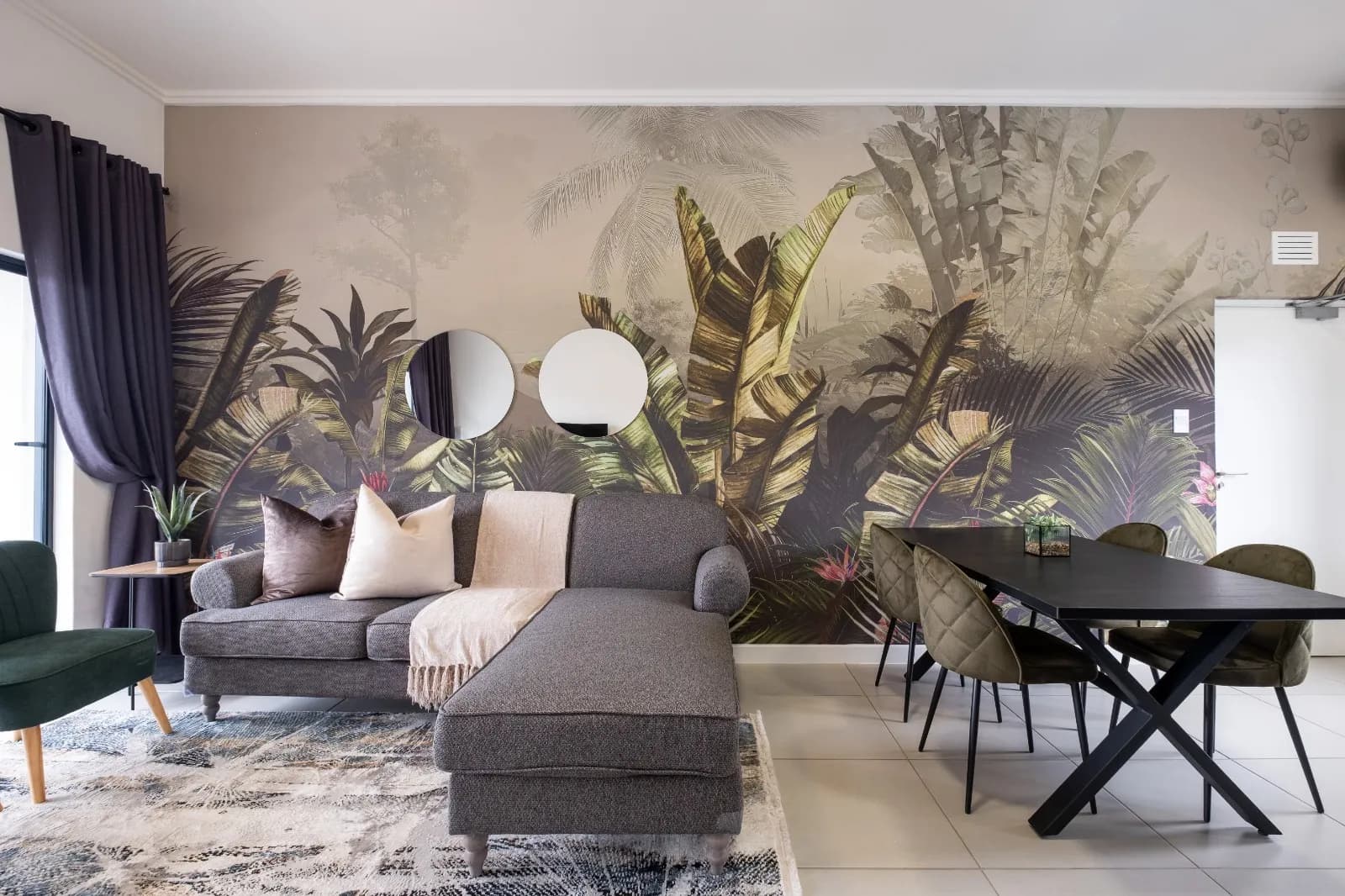 23 Interiors wallpaper installation