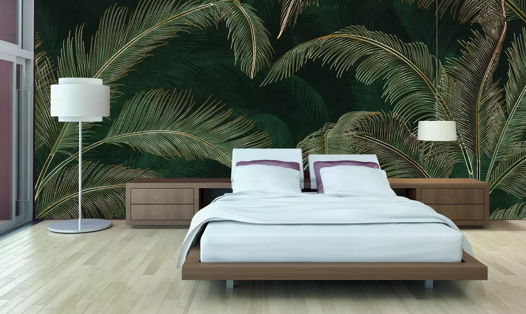 Dark Green Palms